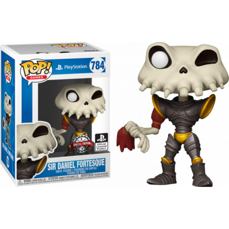 SIR FORTESQUE / PLAYSTATION / FIGURINE FUNKO POP / EXCLUSIVE SPECIAL EDITION