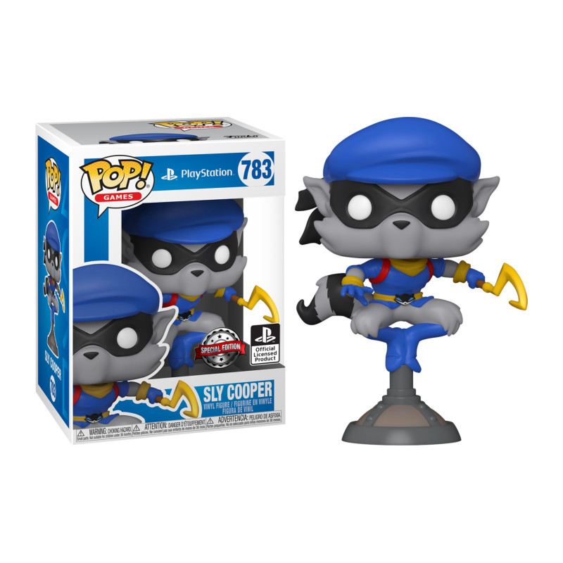SLY COOPER / PLAYSTATION / FIGURINE FUNKO POP / EXCLUSIVE SPECIAL EDITION