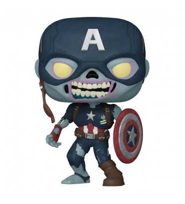 ZOMBIE CAPTAIN AMERICA / MARVEL WHAT IF / FIGURINE FUNKO POP