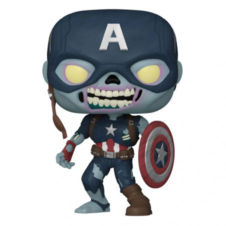 ZOMBIE CAPTAIN AMERICA / MARVEL WHAT IF / FIGURINE FUNKO POP