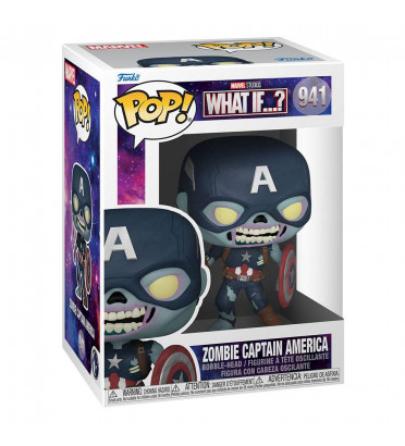 ZOMBIE CAPTAIN AMERICA / MARVEL WHAT IF / FIGURINE FUNKO POP