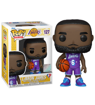 LEBRON JAMES CITY EDITION 2021 / LAKERS / FIGURINE FUNKO POP LEBRON JAMES CITY EDITION 2021 / LAKERS / FIGURINE FUNKO POP