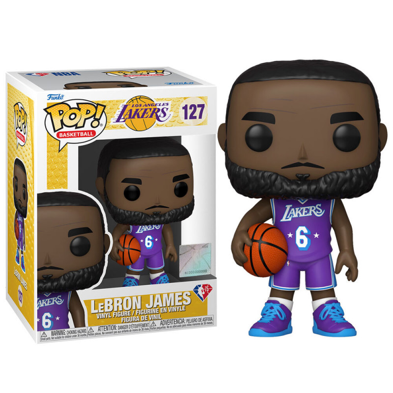 LEBRON JAMES CITY EDITION 2021 / LAKERS / FIGURINE FUNKO POP