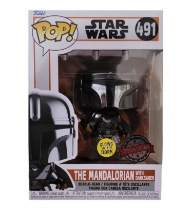 THE MANDALORIAN WITH DARK SABERS / STAR WARS THE MANDALORIAN / FIGURINE FUNKO POP / EXCLUSIVE SPECIAL EDITION THE MANDALORIAN WITH DARK SABERS / STAR WARS THE MANDALORIAN / FIGURINE FUNKO POP / EXCLUSIVE SPECIAL EDITION