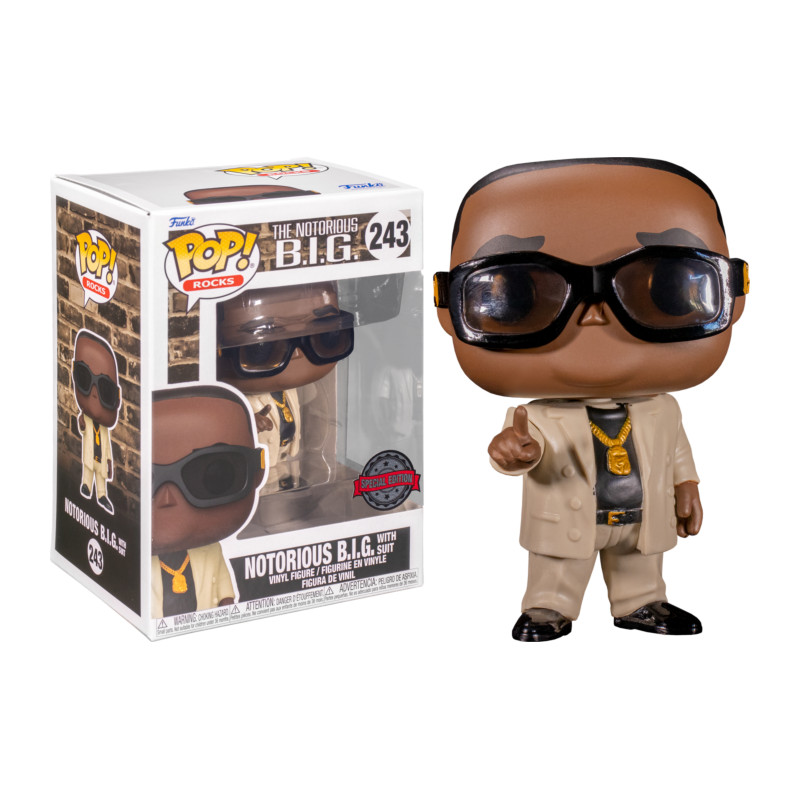 NOTORIOUS BIG WITH SUIT / NOTORIOUS BIG / FIGURINE FUNKO POP / EXCLUSIVE SPECIAL EDITION