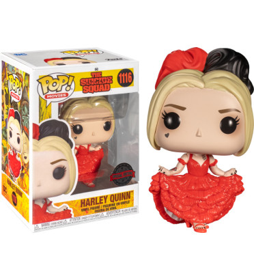HARLEY QUINN RED DRESS / THE SUICIDE SQUAD / FIGURINE FUNKO POP / EXCLUSIVE SPECIAL EDITION HARLEY QUINN RED DRESS / THE SUICIDE SQUAD / FIGURINE FUNKO POP / EXCLUSIVE SPECIAL EDITION