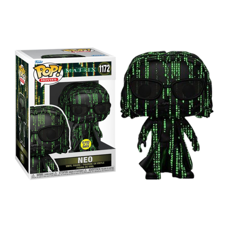 NEO IN THE MATRIX / THE MATRIX RESURRECTIONS / FIGURINE FUNKO POP / EXCLUSIVE SPECIAL EDITION / GITD