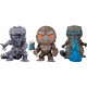 3 PACK KONG,GODZILLA WITH HEAT RAY,MECHAGODZILLA / GODZILLA VS KONG / FIGURINE FUNKO POP / EXCLUSIVE SPECIAL EDITION