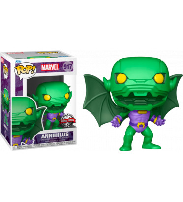 ANNIHILUS WITH MAGIC ROD / LES 4 FANTASTIQUES / FIGURINE FUNKO POP / EXCLUSIVE SPECIAL EDITION