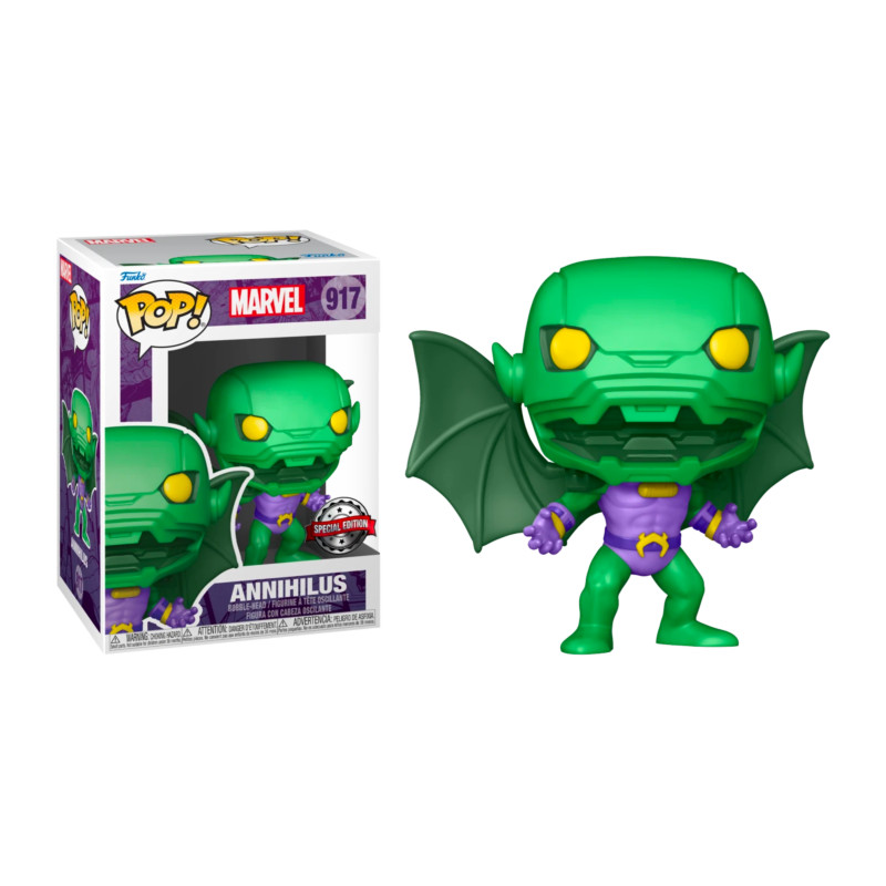 ANNIHILUS WITH MAGIC ROD / LES 4 FANTASTIQUES / FIGURINE FUNKO POP / EXCLUSIVE SPECIAL EDITION