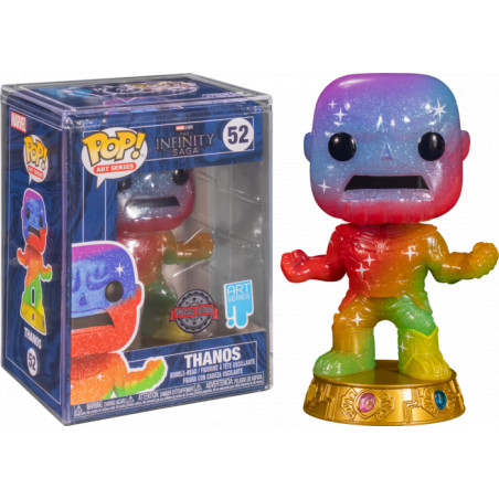 THANOS RAINBOW ARTIST SERIES WITH POP PROTECTOR / INFINITY SAGA / FIGURINE FUNKO POP / EXCLUSIVE SPECIAL EDITION