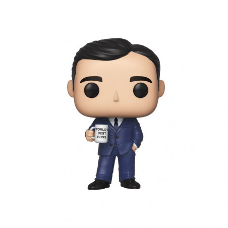 MICHAEL SCOTT AVEC MUG / THE OFFICE / FIGURINE FUNKO POP