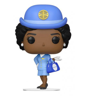 STEWARDESS WITH BLUE BAG / PAN AM / FIGURINE FUNKO POP