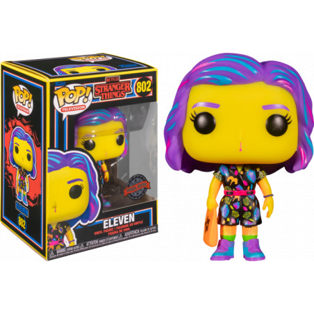 ELEVEN BLACKLIGHT / STRANGER THINGS / FIGURINE FUNKO POP / EXCLUSIVE SPECIAL EDITION