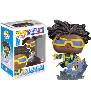 STATIC SHOCK / JUSTICE LEAGUE / FIGURINE FUNKO POP / EXCLUSIVE SPECIAL EDITION STATIC SHOCK / JUSTICE LEAGUE / FIGURINE FUNKO POP / EXCLUSIVE SPECIAL EDITION