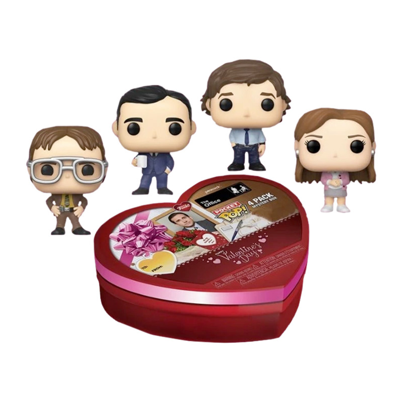 4 PACK MYSTERY BOX THE OFFICE / THE OFFICE / FUNKO POCKET POP