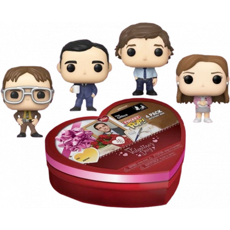 4 PACK MYSTERY BOX THE OFFICE / THE OFFICE / FUNKO POCKET POP