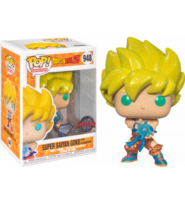 SUPER SAIYAN GOKU WITH KAMEHAMEHA / DRAGON BALL Z / FIGURINE FUNKO POP / EXCLUSIVE SPECIAL EDITION / DIAMOND