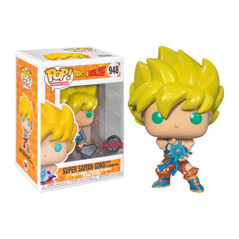 SUPER SAIYAN GOKU WITH KAMEHAMEHA / DRAGON BALL Z / FIGURINE FUNKO POP / EXCLUSIVE SPECIAL EDITION / DIAMOND