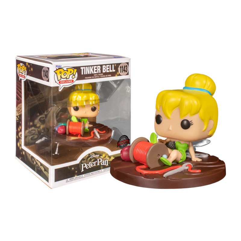 TINKER BELL WITH SPOOL / PETER PAN / FIGURINE FUNKO POP / EXCLUSIVE SPECIAL EDITION