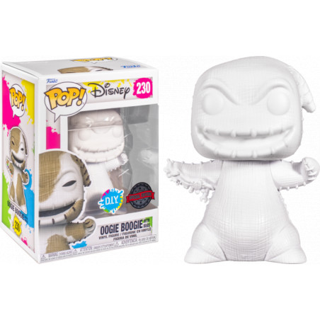 OOGIE BOOGIE WITH BUGS WHITE DIY / L'ETRANGE NOEL DE MR JACK / FIGURINE FUNKO POP / EXCLUSIVE SPECIAL EDITION