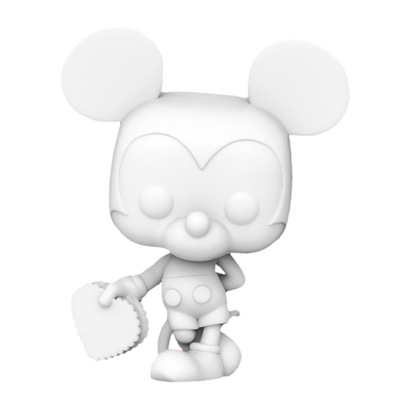 VALENTINE MICKEY MOUSE WHITE DIY / MICKEY MOUSE / FIGURINE FUNKO POP / EXCLUSIVE SPECIAL EDITION