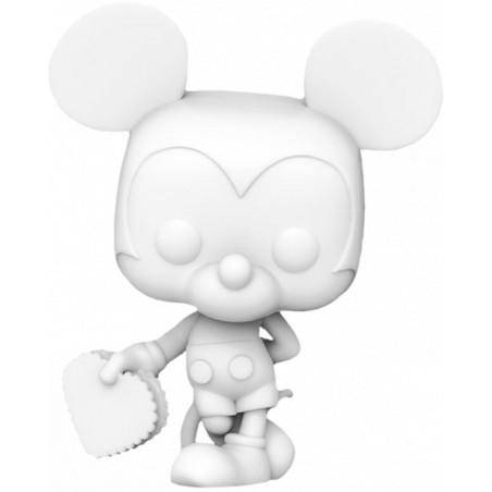 VALENTINE MICKEY MOUSE WHITE DIY / MICKEY MOUSE / FIGURINE FUNKO POP / EXCLUSIVE SPECIAL EDITION