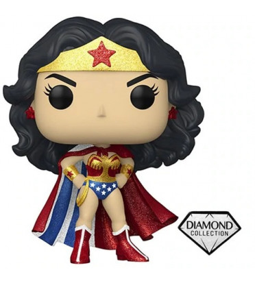 WONDER WOMAN CLASSIC WITH CAPE / WONDER WOMAN / FIGURINE FUNKO POP / EXCLUSIVE SPECIAL EDITION / DIAMOND