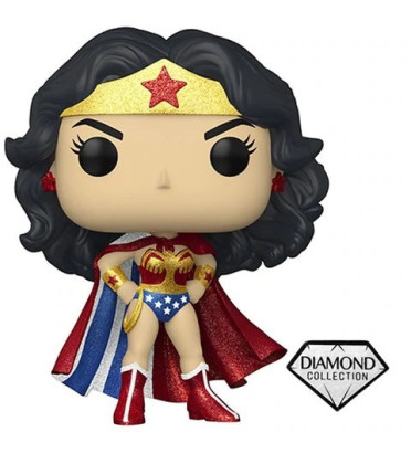WONDER WOMAN CLASSIC WITH CAPE / WONDER WOMAN / FIGURINE FUNKO POP / EXCLUSIVE SPECIAL EDITION / DIAMOND WONDER WOMAN CLASSIC WITH CAPE / WONDER WOMAN / FIGURINE FUNKO POP / EXCLUSIVE SPECIAL EDITION / DIAMOND