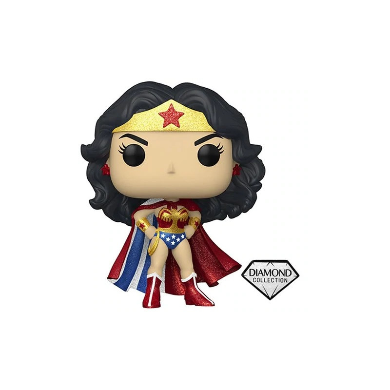 WONDER WOMAN CLASSIC WITH CAPE / WONDER WOMAN / FIGURINE FUNKO POP / EXCLUSIVE SPECIAL EDITION / DIAMOND