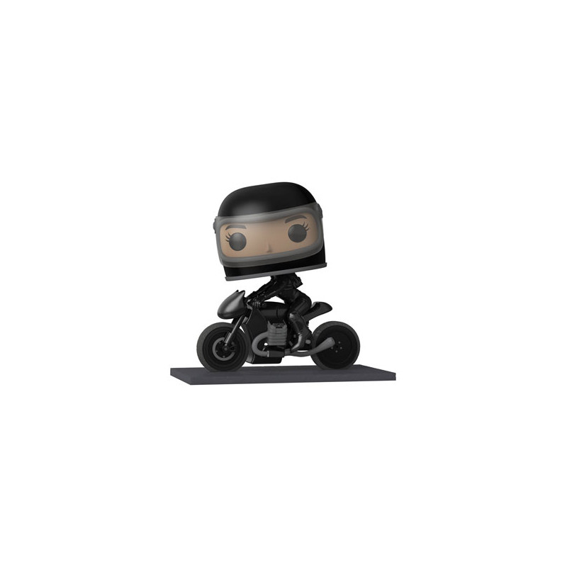 SELINA KYLE ON MOTORCYCLE / THE BATMAN / FIGURINE FUNKO POP