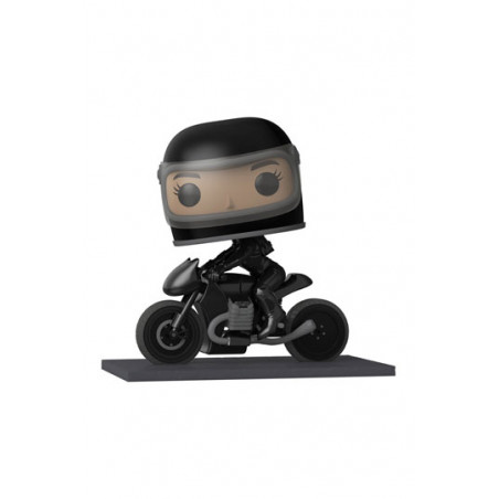 SELINA KYLE ON MOTORCYCLE / THE BATMAN / FIGURINE FUNKO POP