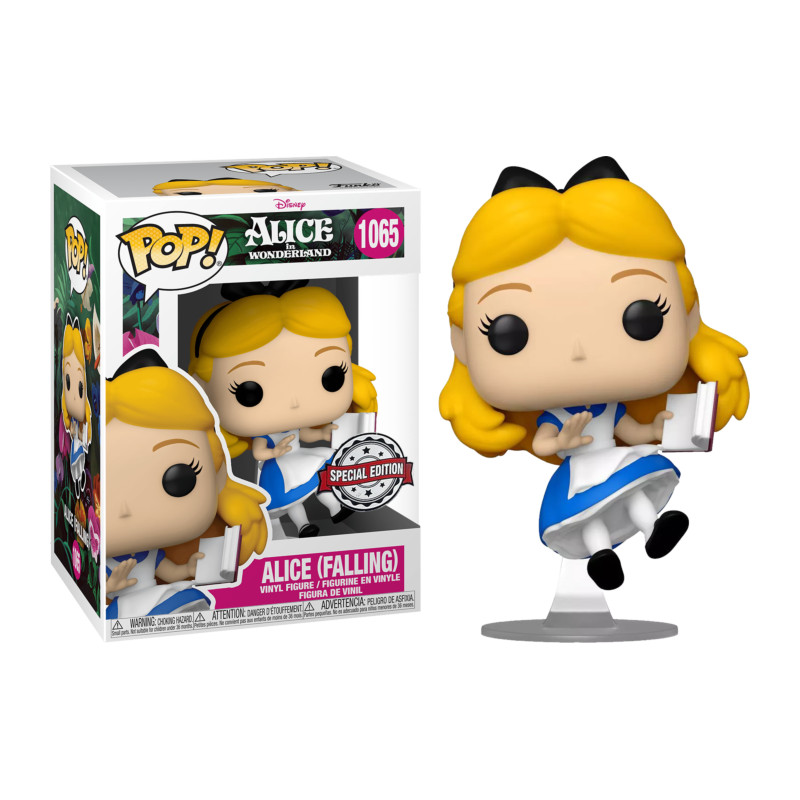 ALICE FALLING / ALICE AU PAYS DES MERVEILLES / FIGURINE FUNKO POP / EXCLUSIVE SPECIAL EDITION