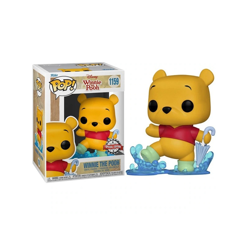 WINNIE THE POOH IN THE RAIN / WINNIE LOURSON / FIGURINE FUNKO POP / EXCLUSIVE SPECIAL EDITION