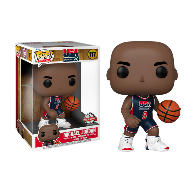 Figurine Michael Jordan Team Usa Super Oversized / Usa Basketball / Funko Pop  Basketball 117 / Exclusive Special Edition