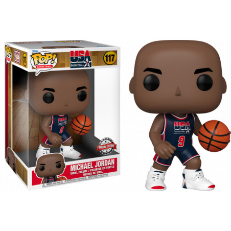 MICHAEL JORDAN TEAM USA SUPER OVERSIZED / USA BASKETBALL / FIGURINE FUNKO POP / EXCLUSIVE SPECIAL EDITION