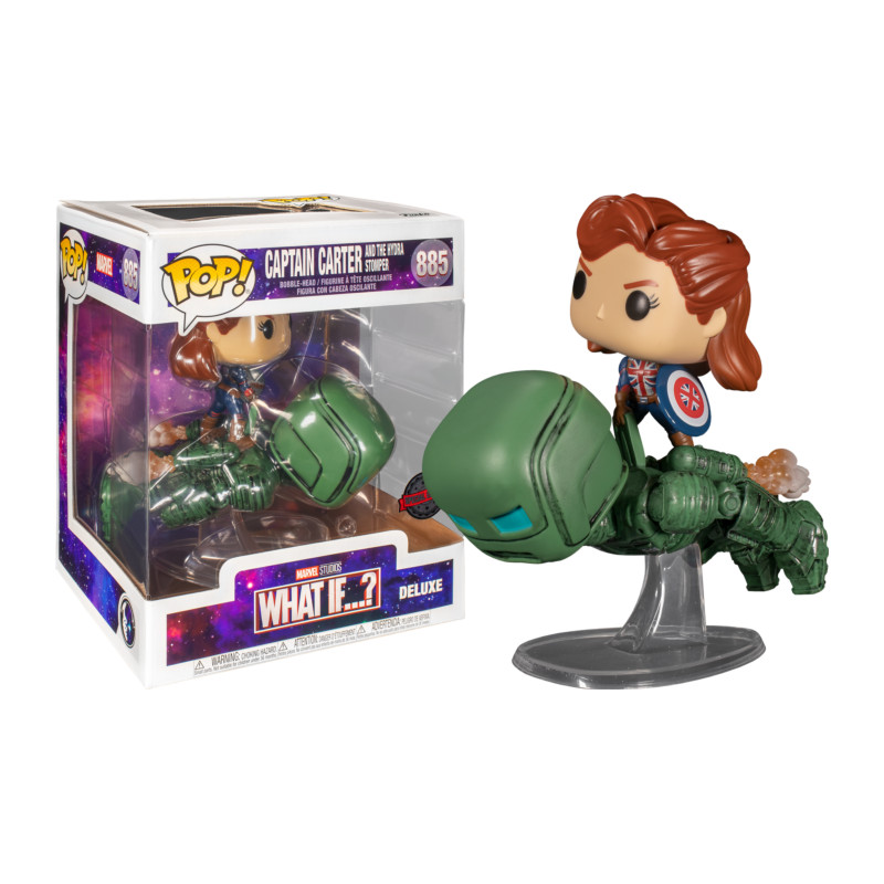 CAPTAIN CARTER AND THE HYDRA STOMPER / MARVEL WHAT IF / FIGURINE FUNKO POP / EXCLUSIVE SPECIAL EDITION