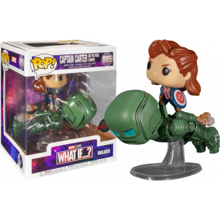 CAPTAIN CARTER AND THE HYDRA STOMPER / MARVEL WHAT IF / FIGURINE FUNKO POP / EXCLUSIVE SPECIAL EDITION