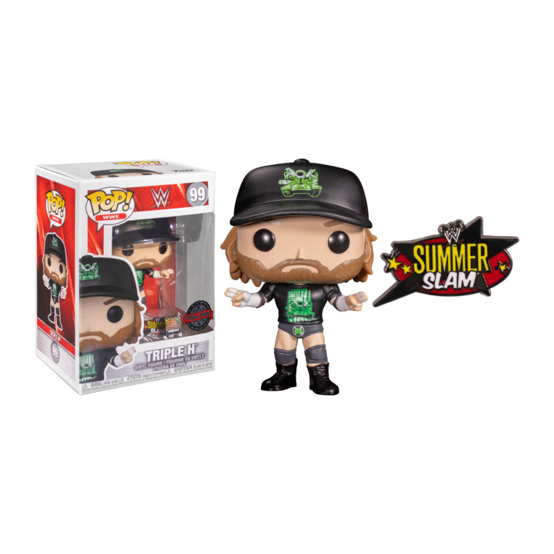 TRIPLE H IN D-GENERATION WITH PIN / WWE / FIGURINE FUNKO POP / EXCLUSIVE SPECIAL EDITION