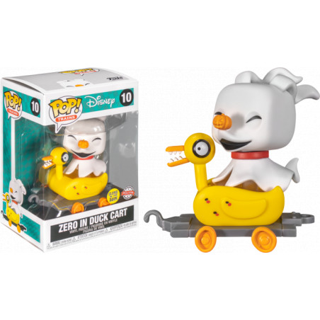 ZERO IN DUCK CART / L'ETRANGE NOEL DE MR JACK / FIGURINE FUNKO POP / EXCLUSIVE SPECIAL EDITION / GITD