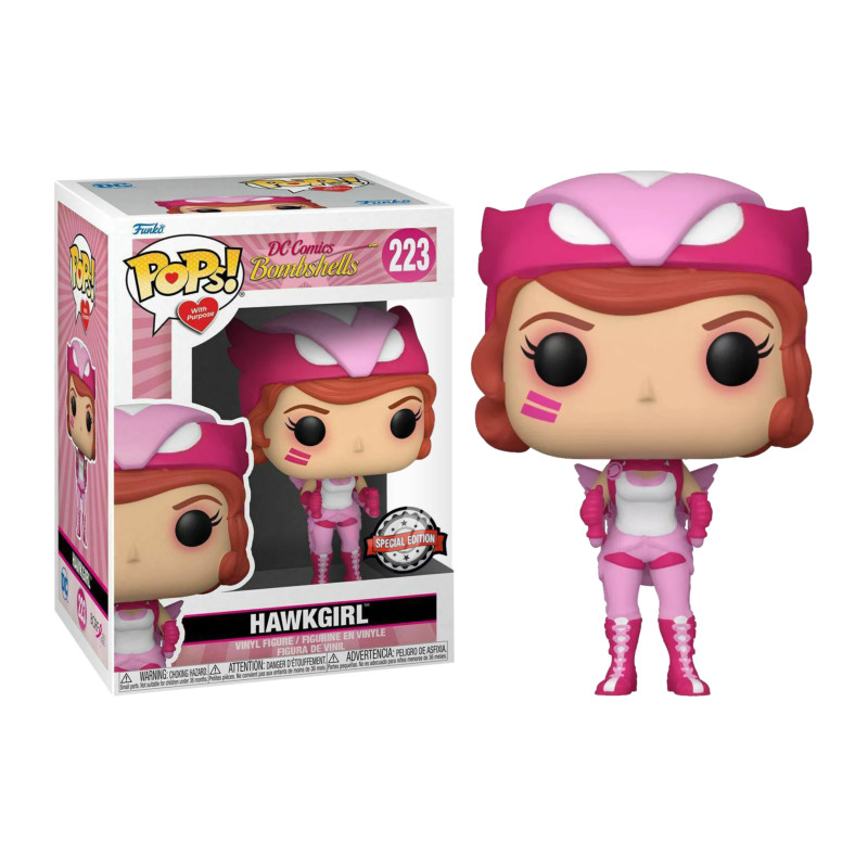 HAWKGIRL OCTOBRE ROSE / BOMBSHELL / FIGURINE FUNKO POP / EXCLUSIVE SPECIAL EDITION