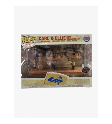 CARL ET ELLIE WITH BALLOON CART / LA-HAUT / FIGURINE FUNKO POP / EXCLUSIVE SPECIAL EDITION CARL ET ELLIE WITH BALLOON CART / LA-HAUT / FIGURINE FUNKO POP / EXCLUSIVE SPECIAL EDITION