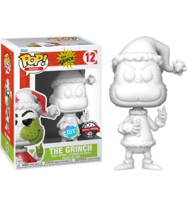 THE GRINCH WHITE DIY / THE GRINCH / FIGURINE FUNKO POP / EXCLUSIVE SPECIAL EDITION THE GRINCH WHITE DIY / THE GRINCH / FIGURINE FUNKO POP / EXCLUSIVE SPECIAL EDITION