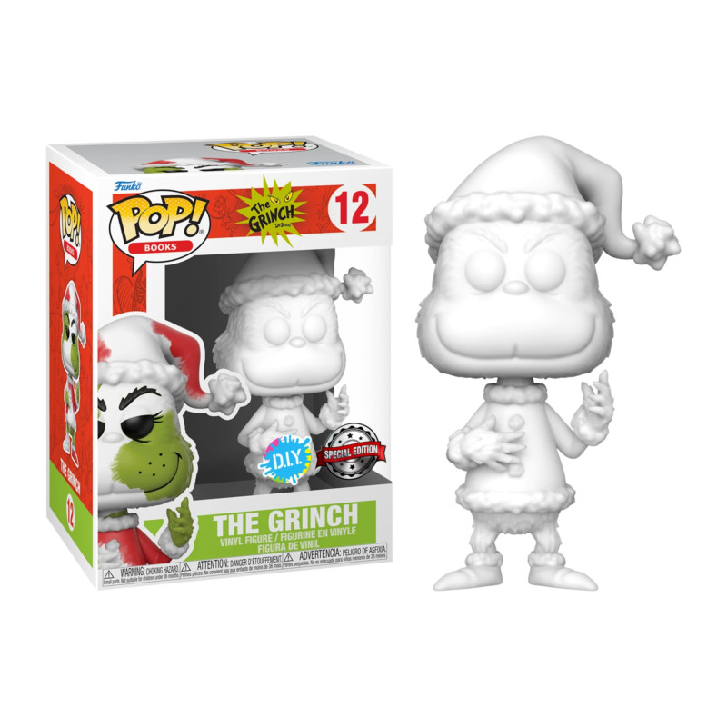 THE GRINCH WHITE DIY / THE GRINCH / FIGURINE FUNKO POP / EXCLUSIVE SPECIAL EDITION