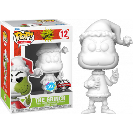 THE GRINCH WHITE DIY / THE GRINCH / FIGURINE FUNKO POP / EXCLUSIVE SPECIAL EDITION