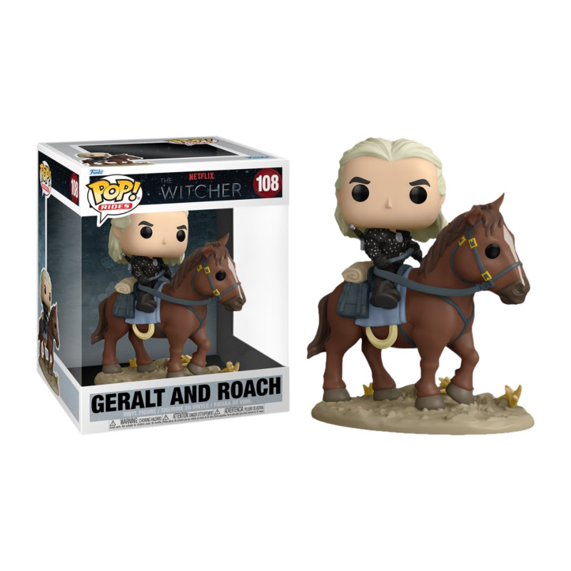 GERALT AND ROACH / THE WITCHER / FIGURINE FUNKO POP / EXCLUSIVE SPECIAL EDITION