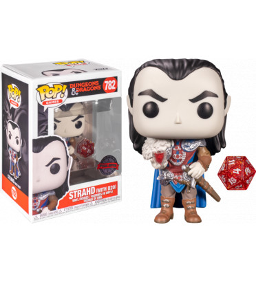 STRAHD WITH D20 / DUNGEONS AND DRAGONS / FIGURINE FUNKO POP / EXCLUSIVE SPECIAL EDITION