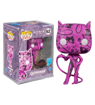 CATWOMAN ARTIST SERIES WITH POP PROTECTOR / BATMAN RETURNS / FIGURINE FUNKO POP / EXCLUSIVE SPECIAL EDITION CATWOMAN ARTIST SERIES WITH POP PROTECTOR / BATMAN RETURNS / FIGURINE FUNKO POP / EXCLUSIVE SPECIAL EDITION
