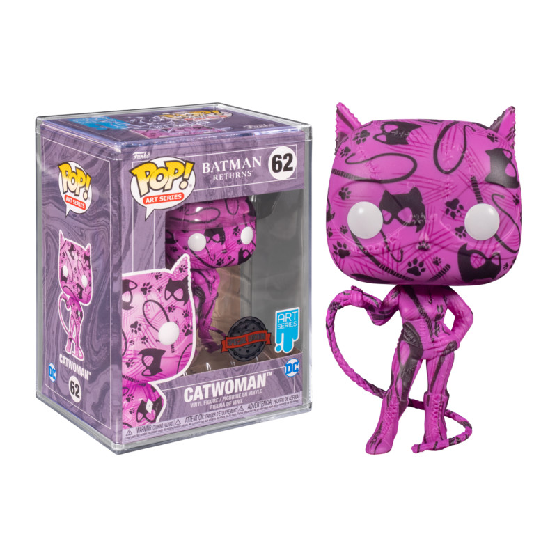 CATWOMAN ARTIST SERIES WITH POP PROTECTOR / BATMAN RETURNS / FIGURINE FUNKO POP / EXCLUSIVE SPECIAL EDITION