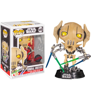 GENERAL GRIEVOUS / STAR WARS / FIGURINE FUNKO POP / EXCLUSIVE SPECIAL EDITION GENERAL GRIEVOUS / STAR WARS / FIGURINE FUNKO POP / EXCLUSIVE SPECIAL EDITION
